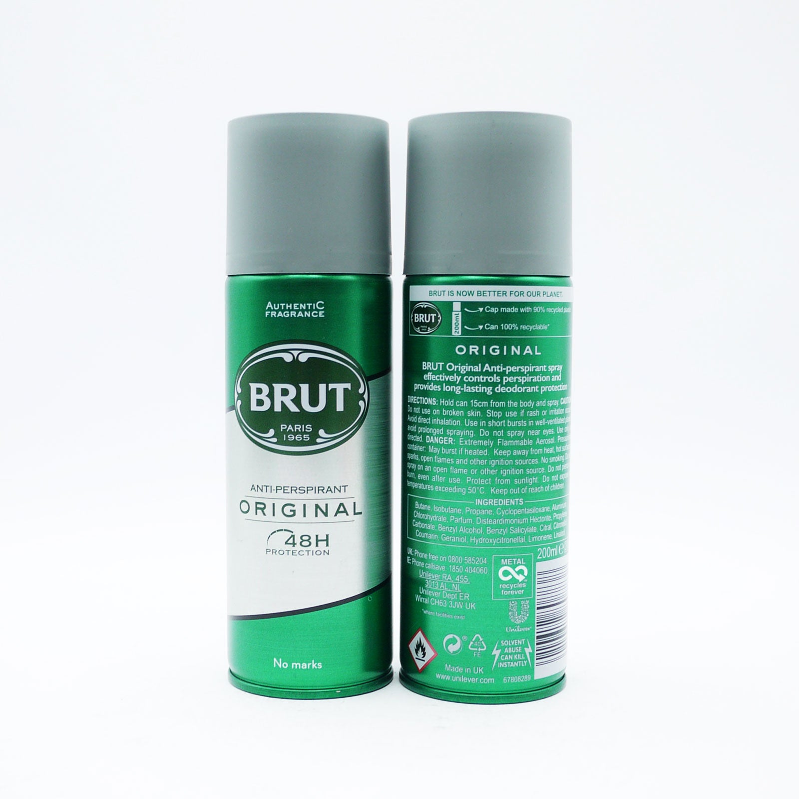 Buy Brut Anti-Perspirant 48H Protection 200ml - Premium Quality Toiletries Online - Product Image Buy Brut Anti-Perspirant 48H Protection 200ml - Premium Quality Toiletries Online - Product Image